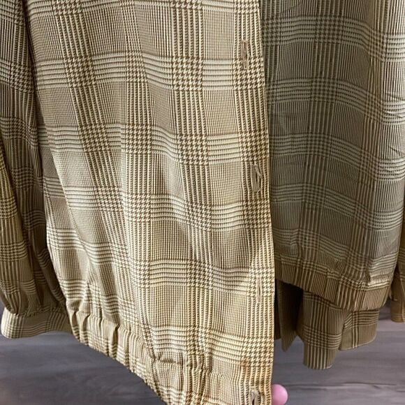 Vintage Gloria Sachs Womens Brown Long Sleeve Silk Skirt Suit Set Size 8 X 14 - Picture 6 of 9